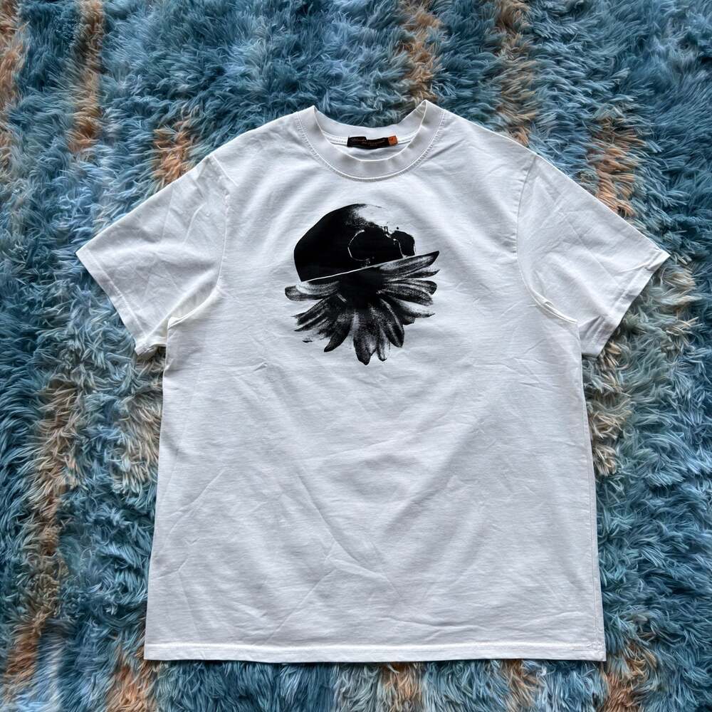 Undercoverism For Rebels Skull Flower Graphic T-Shirt White Size M